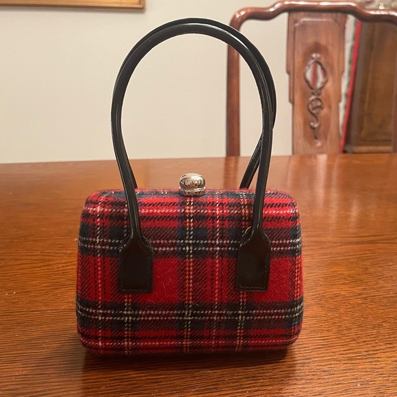 Timmy Woods Royal Stewart Tartan Wool Purse - EUC - Picture 1 of 8